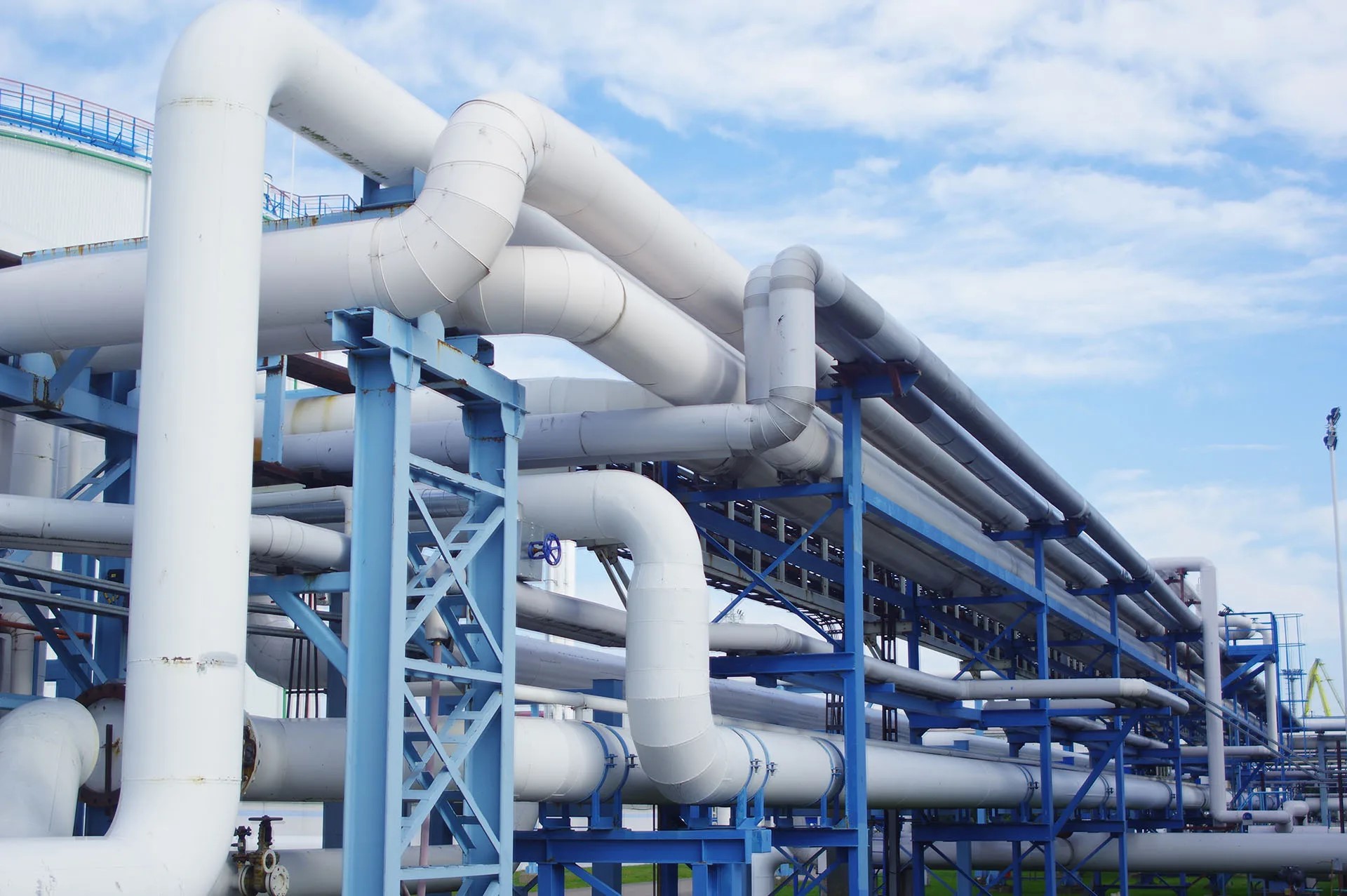 Industrial Pipeline Orifice Meter Run Installation