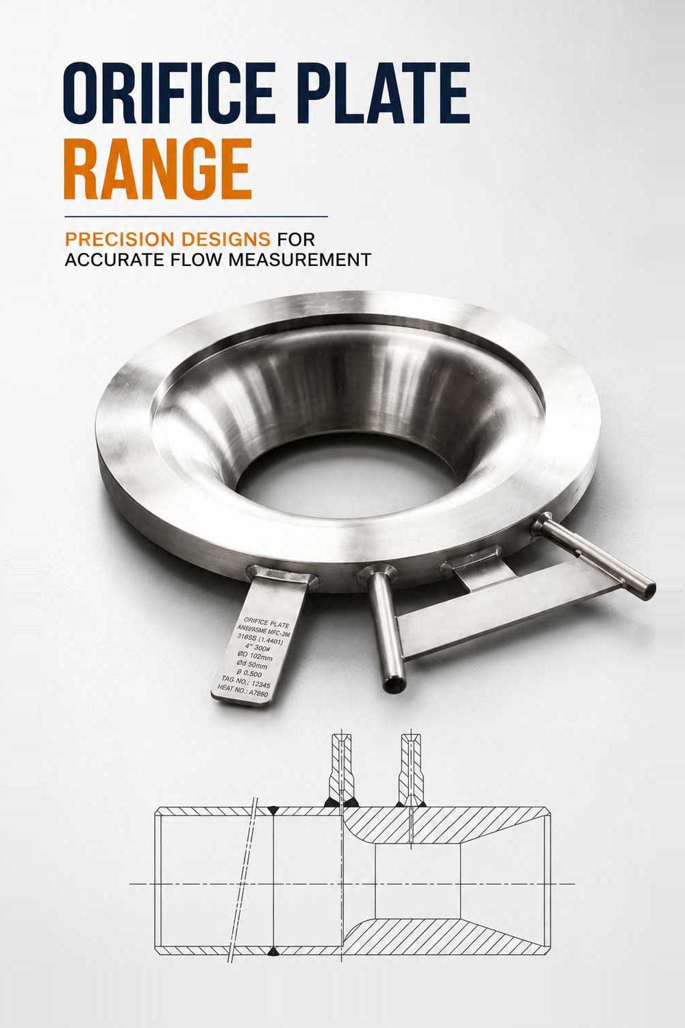 Long Radius Flow Nozzle and Venturi Nozzle Differential Flow Element
