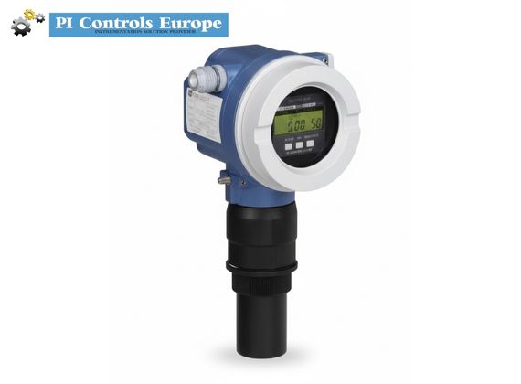 Gulf Oil & Gas International (UAE) offers PI Controls Europe ULTRASONIC, GWR, RADAR, and HYDROSTATIC Level Transmitters for accurate measurement of liquids and solids, with a range up to 25 m for liquids and 50 m for solids. These transmitters feature digital indicators, 4–20 mA/HART output, IP66 protection, and Ex ia IIB t6 certification, making them ideal for industrial automation and hazardous environments. Designed for -40 to 70 °C operation and -0.02 to 0.1 MPa pressure, they deliver reliable, high-precision level monitoring across global applications.. A Temperature and Level Transmitter from PI Controls Europe by Gulf Oil & Gas International features a display screen in a blue and white casing, with the brand logo at the top left of the image.